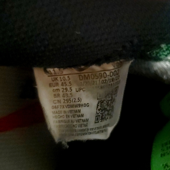 NIKE AIR FORCE 1 CRATER FLYKNIT NEXT NATURE 'BLACK VOLT' - Picture 3 of 4